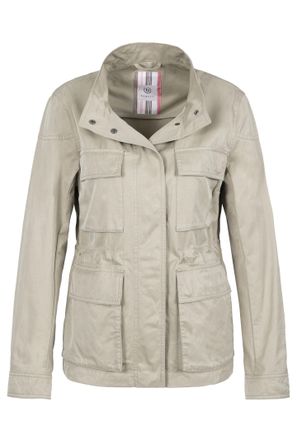 Bugatti Fieldjacket BUGATTI, Damen, Gr. 36, gr&uuml;n (kiwi), 56% Baumwolle, 38% Polyester, 6% Polyamid, regular fit, 1-Knopf-Manschette, Jacken Fieldjacket, aus e