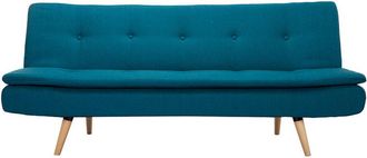 Miliboo Sof&aacute; Convertible 3 Plazas Azul Petr&oacute;leo Senso