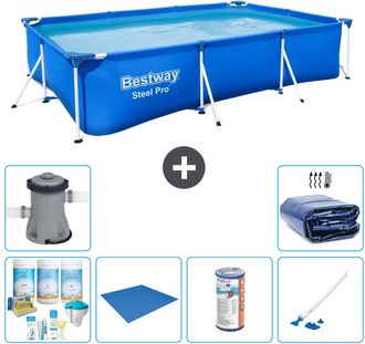 Bestway Piscina Bestway Steel Pro Rectangular - 300x201x66 Cm - 7-piezas S22254