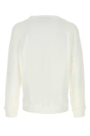 Polo Ralph Lauren Mens White Cotton Bled Sweatshirt Exterior: Polyester Felpe Sweater