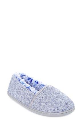 Floopi Chloe Quilt Fleece Slipper in Blue at Nordstrom Rack, Size X-Large