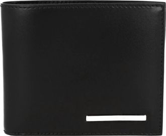 Ferragamo Womens Leather Bifold Wallet In Black