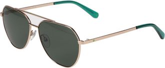 Benetton 7034 402 Mens Sunglasses Gold Size 57