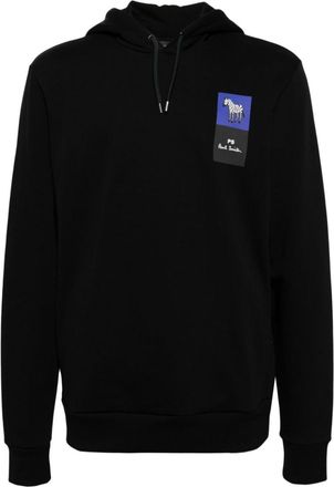 Paul Smith Black Logo Patch Hoodie