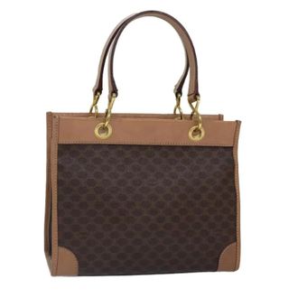 Celine Pre-owned Handbags, female, Brown, Size: ONE SIZE Pre-owned Vintage Macadam Canvas Hand Bag
