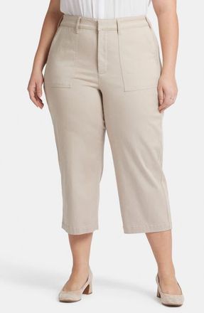 NYDJ Crop Utility Pants in Feather at Nordstrom, Size 14W