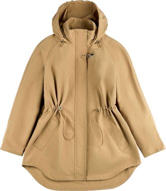 Fay Functional Medium Beige Parka with Hood
