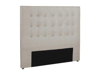 VENTE-UNIQUE.COM Cabecero tela beige 160x200 cm