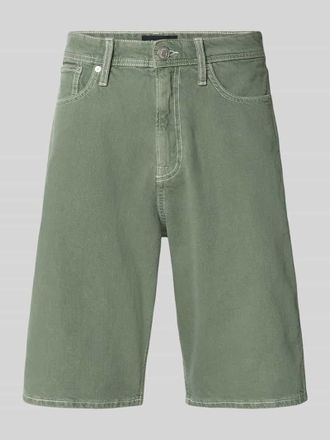 Jack & Jones Baggy Fit Jeansshorts mit Eingrifftaschen Modell ALEX in Gruen, Gr&ouml;&szlig;e XXL