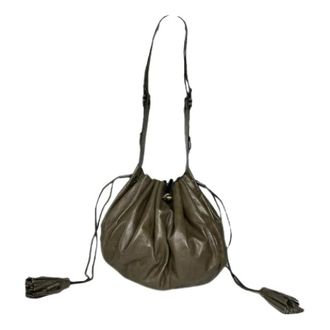 Givenchy Vintage Bucket Bags, unisex, Green, ONE SIZE, Pre-owned Leather Bucket Bag