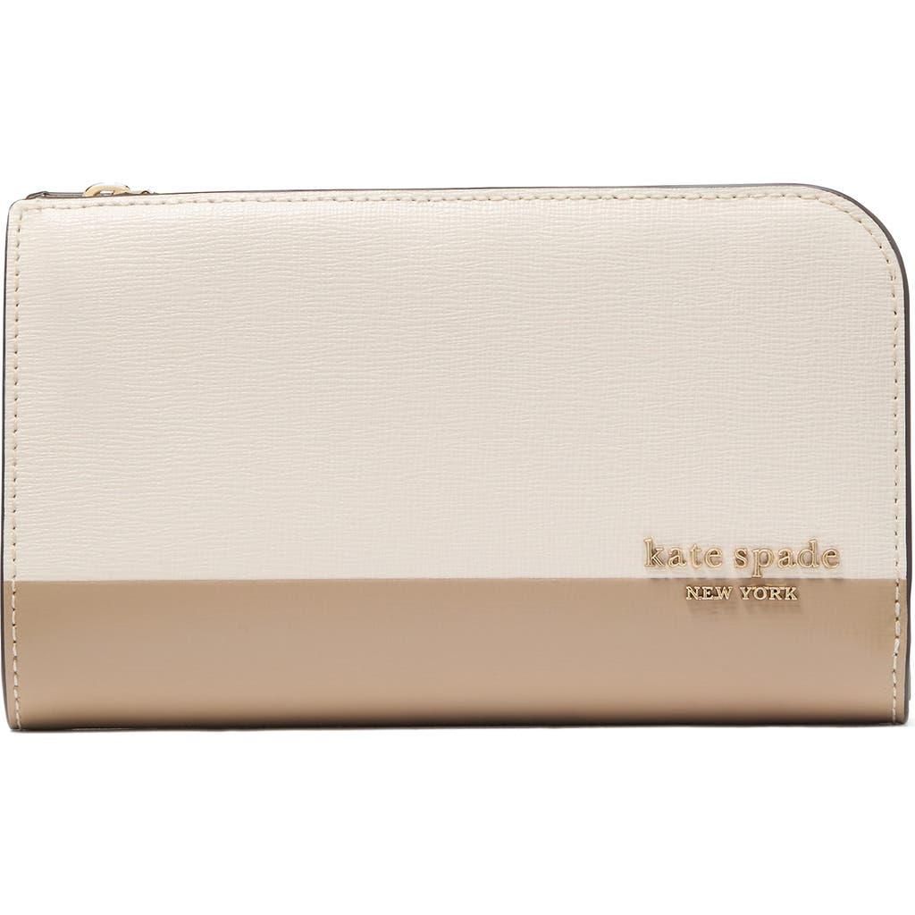 Kate Spade New York devin colorblock saffiano leather bifold