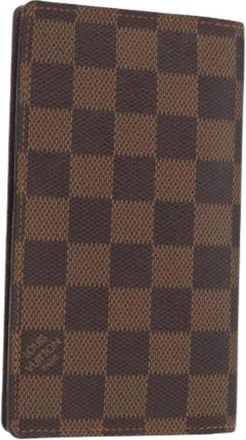 Louis Vuitton Pre-owned Wallets, female, Brown, Size: ONE SIZE Pre-owned Canvas Home-Office Wallet