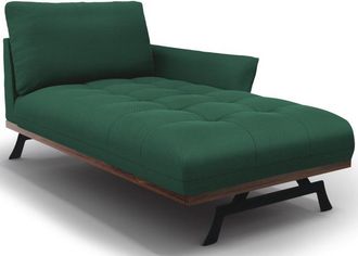 CXL by Christian Lacroix Designer Chaiselongue Olivier, Strukturstoff Grün
