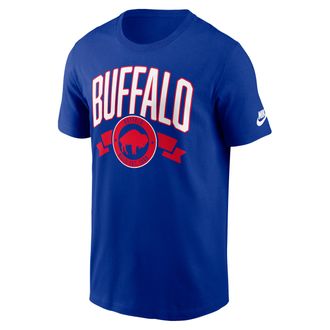 Nike Buffalo Bills Rewind Front And Back Hit Essential Nike Mens NFL T-Shirt in Blue | N1994DA81V-93P