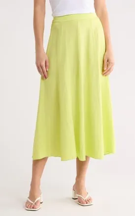 FRNCH Cleya Maxi Skirt in Citron Vert at Nordstrom Rack, Size X-Small