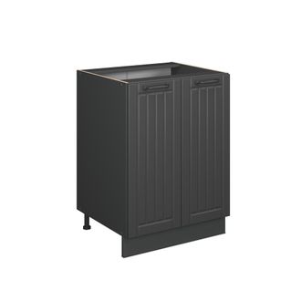 Vicco Mobiletto Base Cucina Fame-line, Grigio Scuro, 60 Cm, Pl Antracite, Vicco
