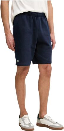 Lacoste Regular Fit Fleece Shorts - Heren - Korte Broeken - Blauw - L - Katoen - Korte Broeken