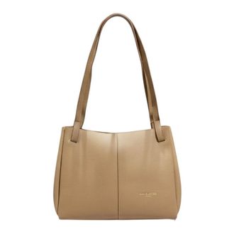Lancaster Tassen, Dames, Beige, ONE Size, Leer, Sierra Haus Kleine Tote Bag