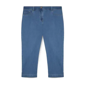 Fiorella Rubino Jeans, Dames, Blauw, 4Xl, Katoen, Straight Jeans