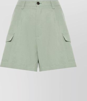 Woolrich breathable linen viscose shorts for warm weather