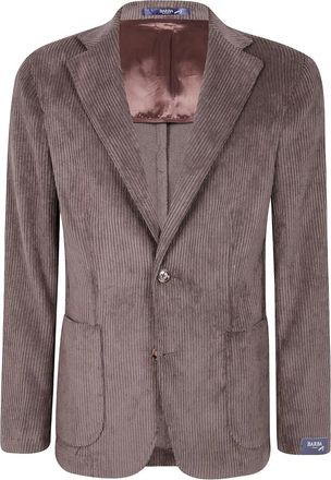 Barba Blazer a coste - Marrone