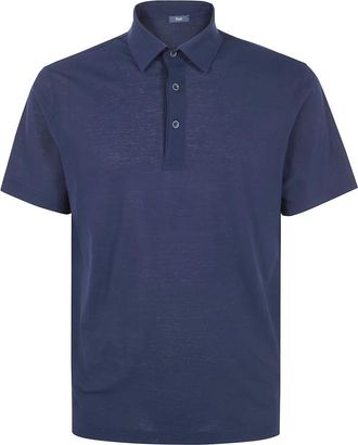 Herno Heren, Tops, Blauw, Maat: 3XL