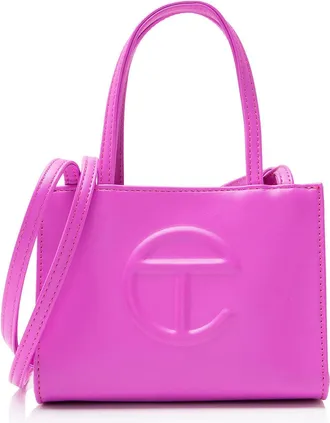 Telfar Faux Leather Small Shopping Tote