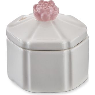 Tag Hex Flower Lidded Trinket Box White Multi Earthenware Everyday at Nordstrom