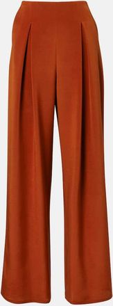 Max Mara Palude silk-blend cr&ecirc;pe wide-leg pants
