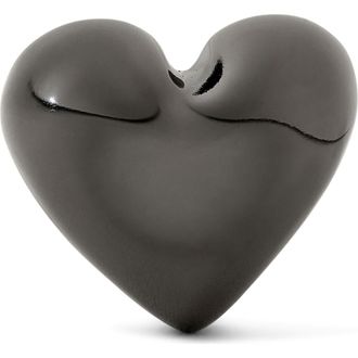 Jennifer Fisher Puffy Heart Ring in Hematite at Nordstrom, Size 5