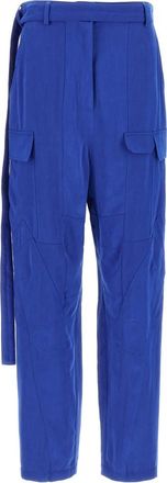 Ferragamo Blue Cargo pants