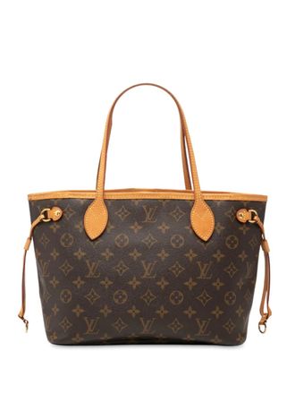 Louis Vuitton Borsa tote Neverfull PM con monogramma 2017 - Marrone