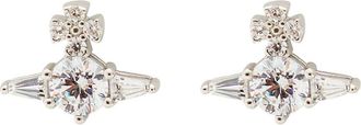 Vivienne Westwood Ofelia orb Sterling Silver Stud Earrings - One Size