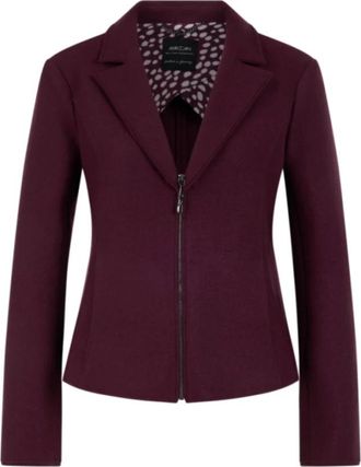 Marc Cain Elegante Blazer - Dames - Blazers - Paars - M - Wol - Jassen
