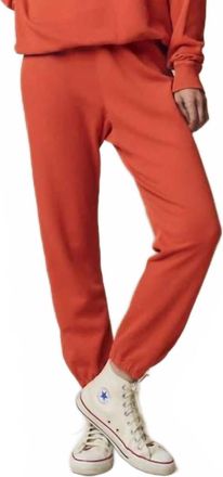 The Great. Stadium Tapered Sweatpants In Desert Clay