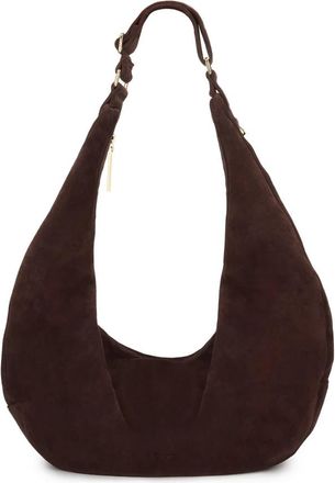 Kazar Evelia Hobo Bag - Dames - Schoudertassen - Bruin - ONE Size - Su&egrave;de - Tassen
