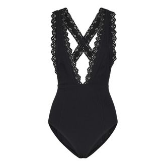 Ulla Johnson Badmode, Dames, Zwart, M, Ophelia One-Piece