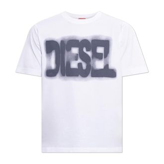 Diesel Heren, Tops, Wit, Maat: XL