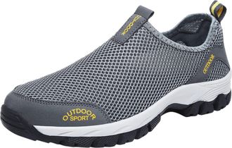 Generic Mens Sneaker Running Shoes, Sports Shoe Slip On Tennis Shoes Non-Slip Soles Trekking Shoe Mesh Breathable Walking Trainers Comfortable Sneakers Lightw