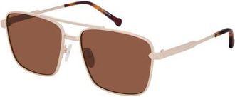 Colors In Optics Apollo Sunglasses in Gold at Nordstrom