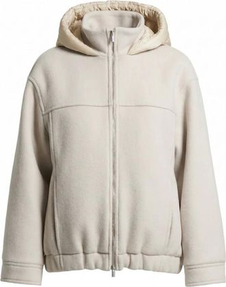 PESERICO Mujer, Sudaderas, Beige, Talla: M