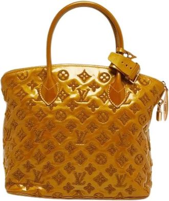 Louis Vuitton Pre-owned Handbags, female, Orange, Size: ONE SIZE Pre-owned Canvas Handbag