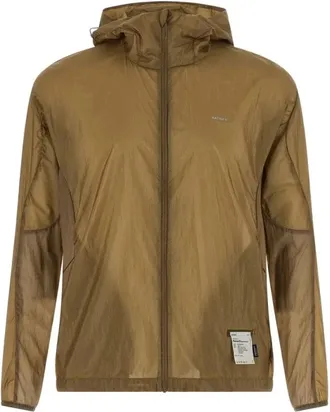 SATISFY Pertex Diamond Fuse Windbreaker - male - SATISFY - Training Jackets - Brown - XL - Sport