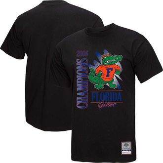 Mitchell & Ness Mens Mitchell & Ness Black Florida Gators Retro Brush Mineral Wash T-Shirt at Nordstrom, Size Xx-Large