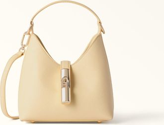 Furla Iride Borsa Mini Cremino Giallo Pelle Stampata Donna