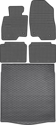 OEM Juego De Alfombrillas De Goma Para Coche Y Alfombrilla Para Maletero Para Mazda 6 Iii Sed&aacute;n (enero De 2013-2024)