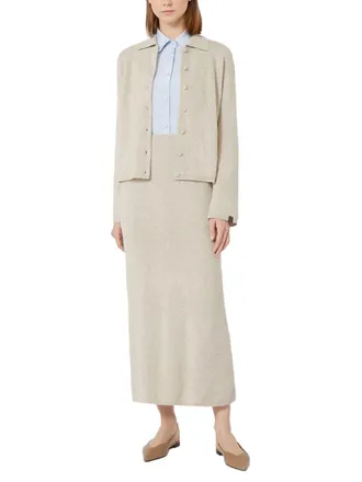 Max Mara Pure Cashmere Cardigan - Beige