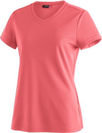 Maier Sports Funktionsshirt MAIER SPORTS Trudy, Damen, Gr. 36, rosa (altrosa), 100% Polyester, Rundhals, Shirts Funktionsshirt, Damen T-Shirt, Kurzarmshirt f&uuml;r Wan