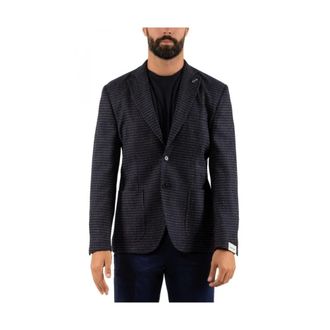 Paoloni Blazers, male, Blue, XS, Mens Jacket