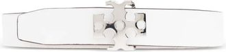 Tory Burch Cintura in pelle - Bianco